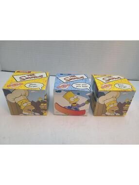 Lot of 3 The Simpsons Talking Watches Burger King 2002 Homer and Bart